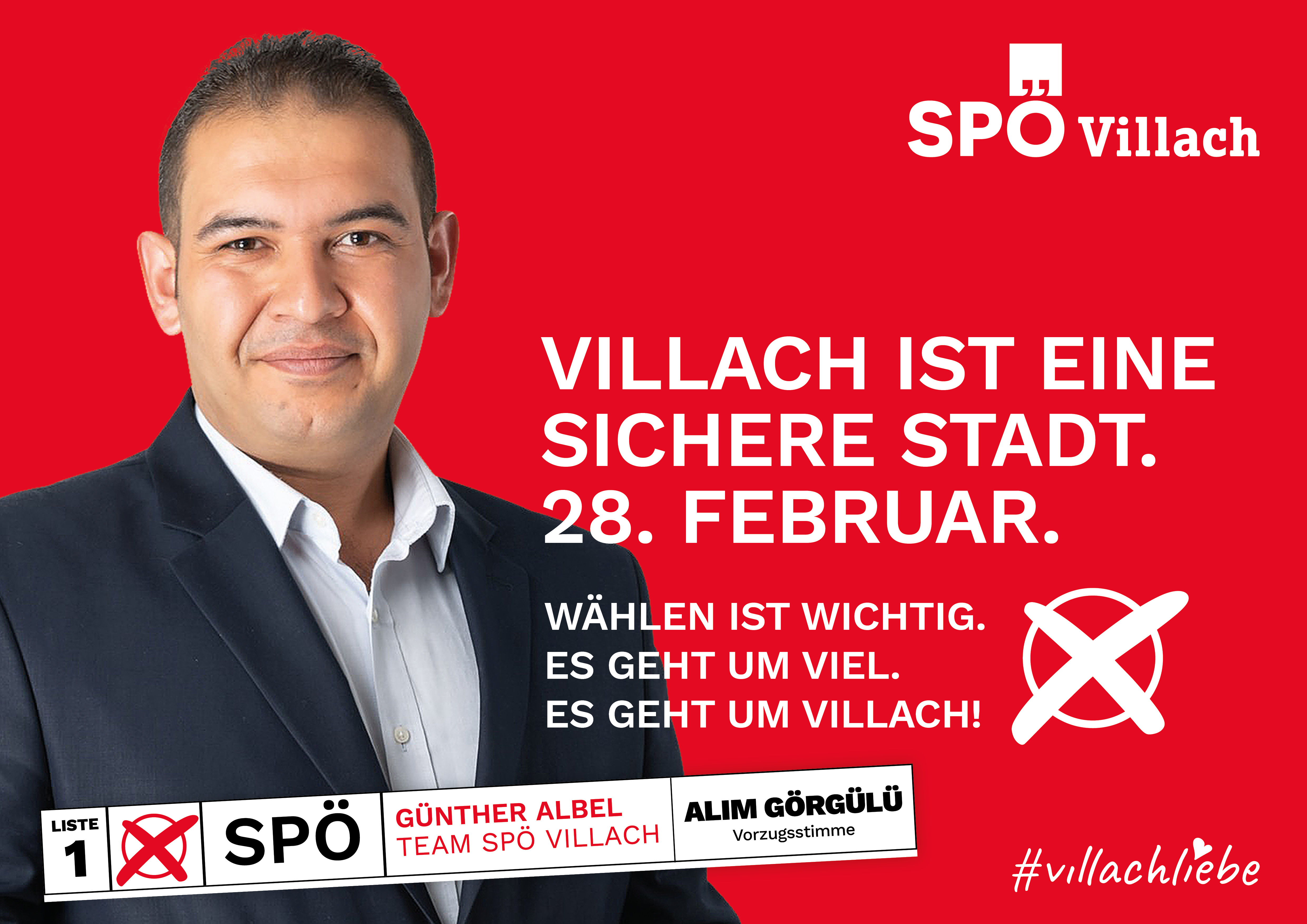Alim Görgülü - STARK. VERLÄSSLICH. FÜR VILLACH.